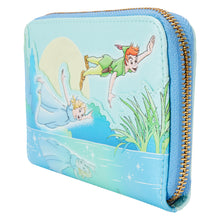 Load image into Gallery viewer, Disney Peter Pan You Can Fly Glow Zip Around Wallet