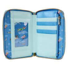Load image into Gallery viewer, Disney Peter Pan You Can Fly Glow Zip Around Wallet