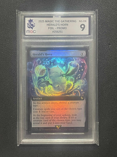 Magic The Gathering - Heralds Horn Foil Promo - Final Fantasy - Grade 9