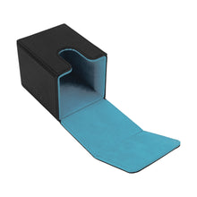 Load image into Gallery viewer, Exo-Tec Toploading Deck Box 80+ (Black/Electric Blue)