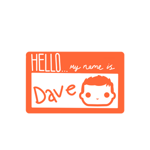 Hull Pops - Limited Edition Pin - "My Name Is Dave"