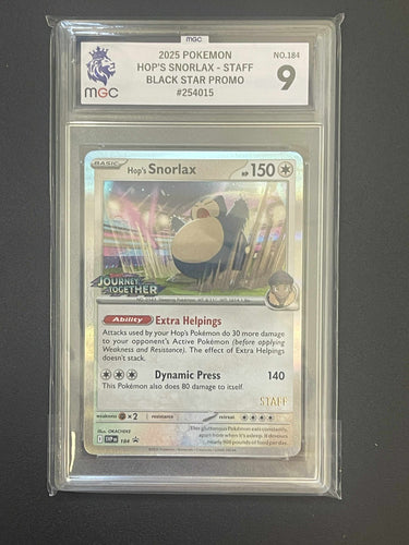 Pokemon - Hops Snorlax (Stamped) Staff - Grade 9