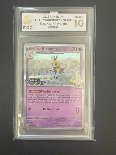 Pokemon - Lillies Ribombee (Stamped) Staff - Grade 10