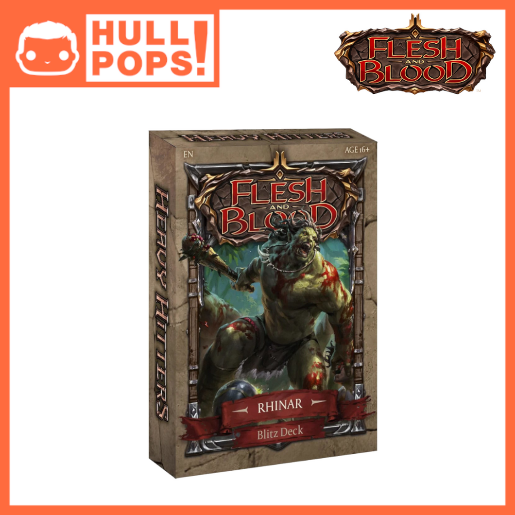 Flesh and Blood TCG Heavy Hitters Blitz Deck - Rhinar