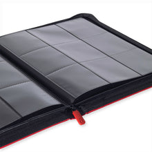 Load image into Gallery viewer, Exo-Tec - 9-Pocket - Zip Binder (Red)