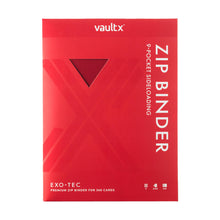 Load image into Gallery viewer, Exo-Tec - 9-Pocket - Zip Binder (Red)