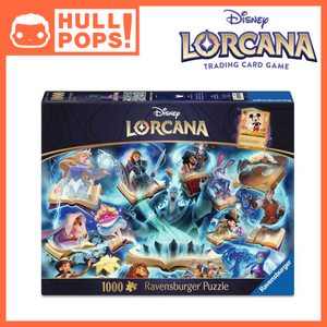 Disney Lorcana Jigsaw Puzzle Glimmers of the Realm: Sapphire (1000 pie –  Hull Pops Ltd