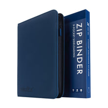 Load image into Gallery viewer, Exo-Tec - 9-Pocket - Zip Binder (Blue)