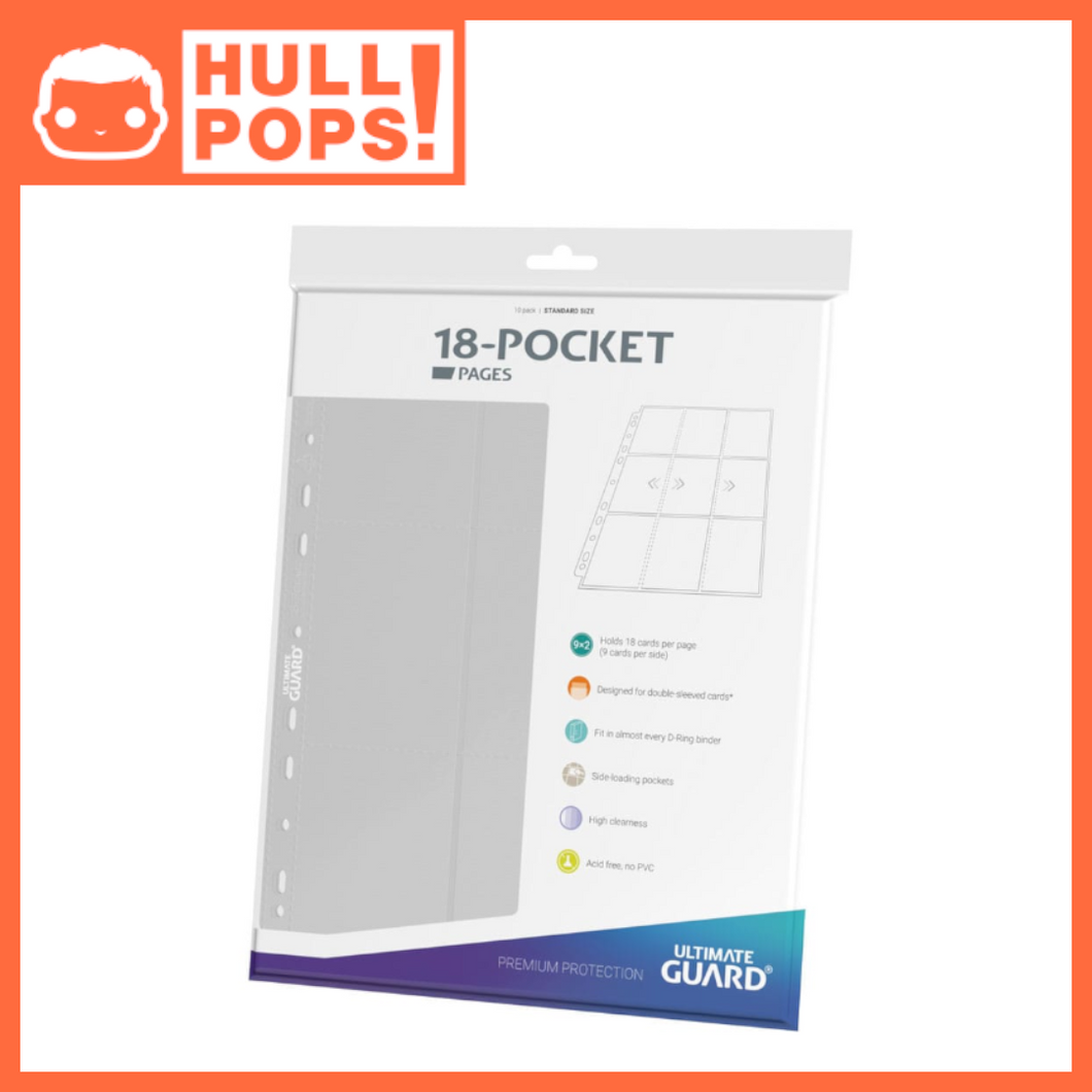 Ultimate Guard 18-Pocket Pages Side-Loading (10) - White