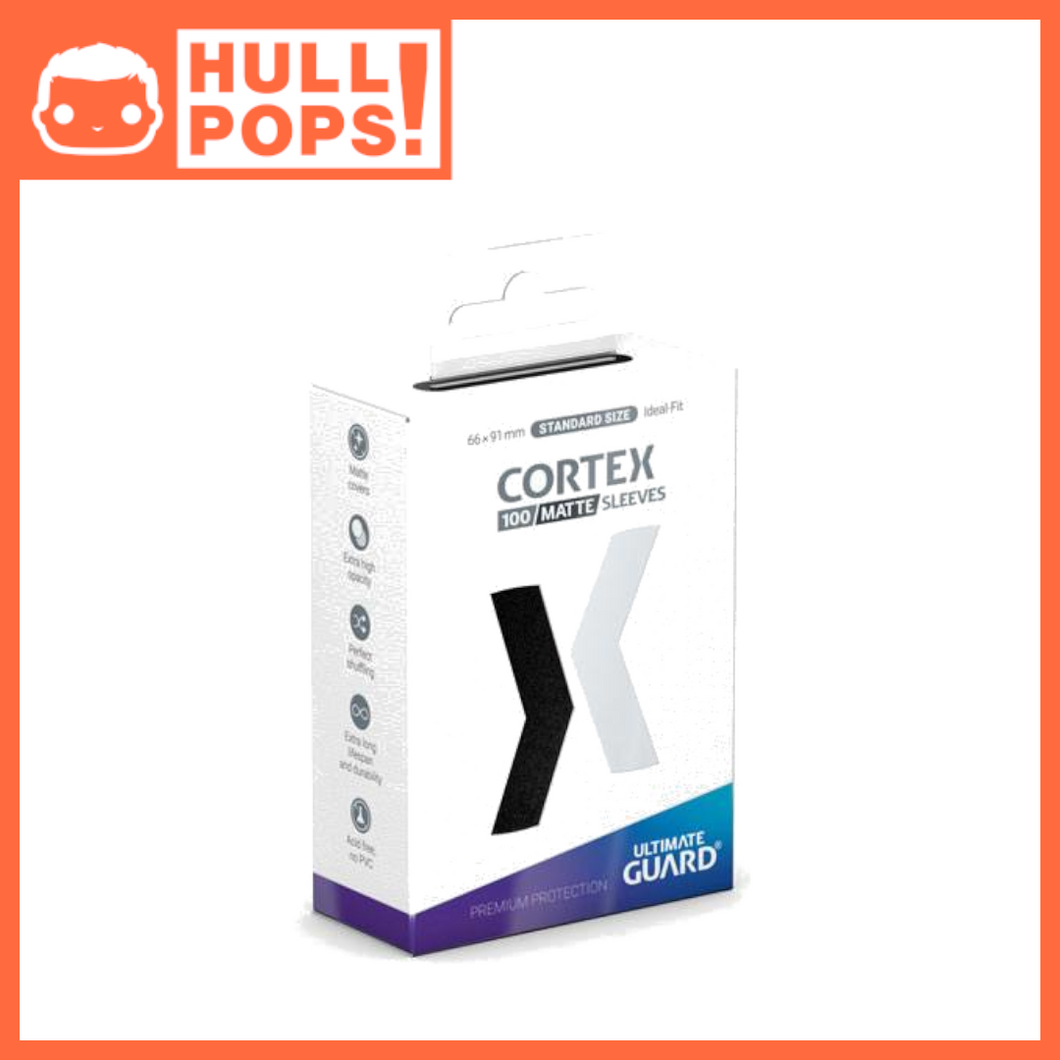 Ultimate Guard Cortex Sleeves Matte Standard Size (100) - Black