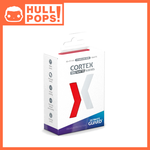 Ultimate Guard Cortex Sleeves Matte Standard Size (100) - Red
