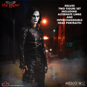 MEZCO - The Crow – 5 Points Deluxe Figure Set - Eric Draven & The Crow