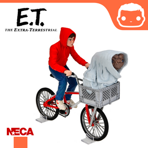 NECA - ET –  Elliot & E.T on Bicycle 7" Ultimate Action Figure