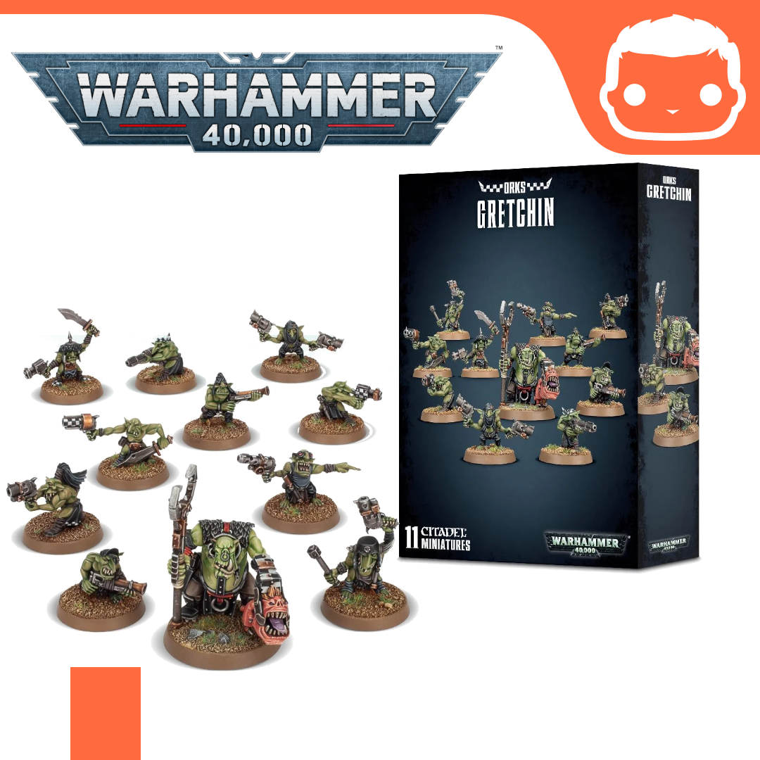 Warhammer 40k Ork Gretchin Plastic Kit - 10 Gretchin & 1 Runtherd, Unassembled & Unpainted - View #4