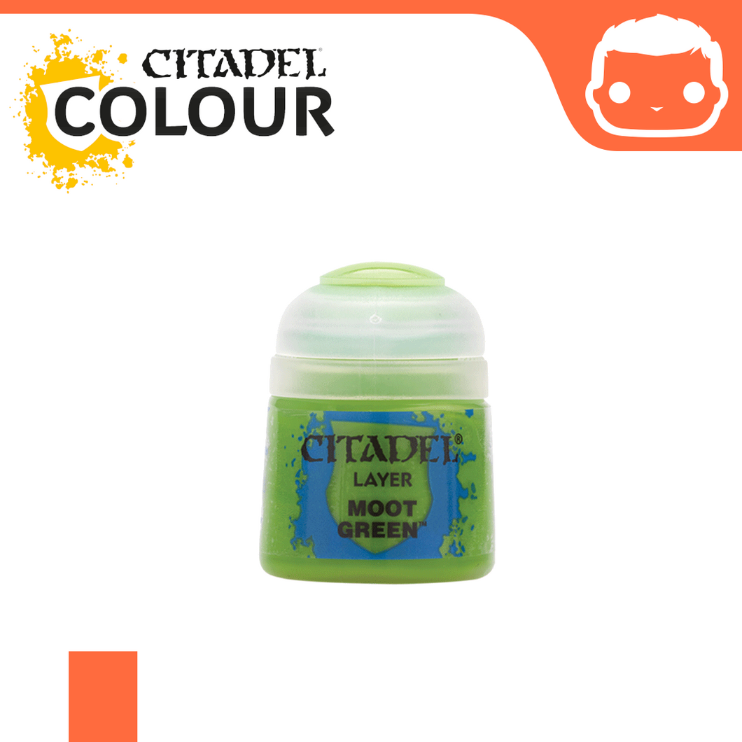 thumbnail image 2 of Citadel Layer Paint – Moot Green (Games Workshop) 2 of 3