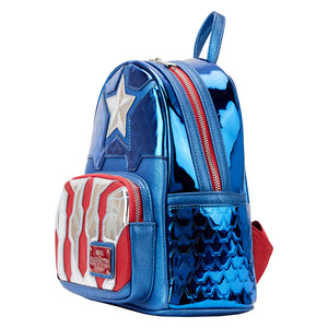 Marvel Shine Captain America Cosplay Mini Backpack