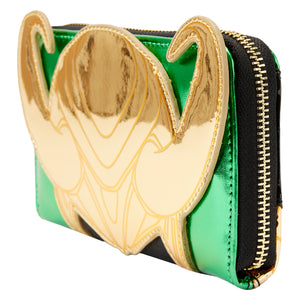 Marvel Shine Loki Zip Around Wallet