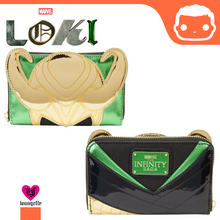Load image into Gallery viewer, Marvel Shine Loki Zip Around Wallet