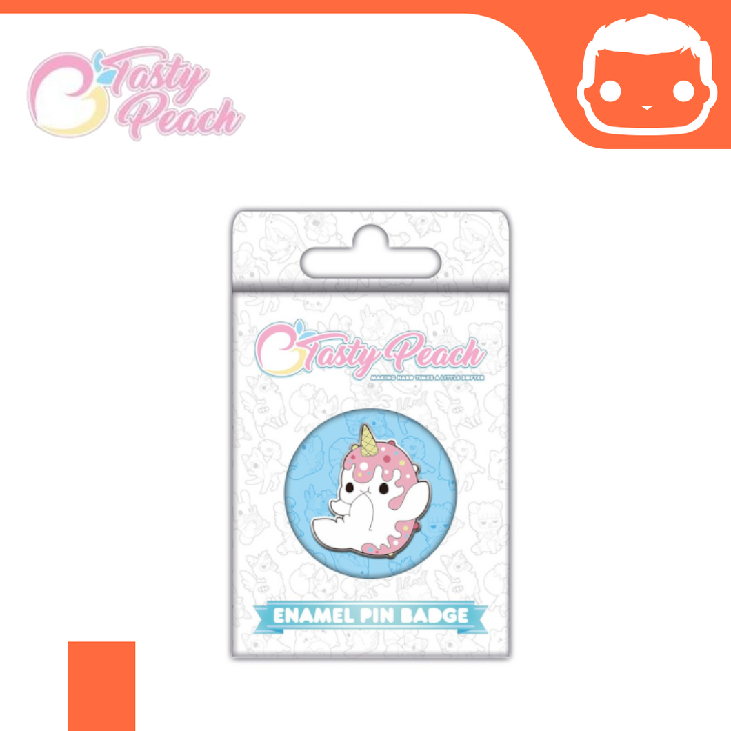 Pin Badge - Tasty Peach (Nomwhal)