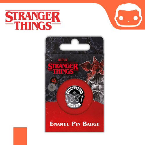Pin Badge - Stranger Things (Demogorgon Hunter)