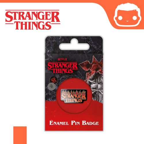Pin Badge - Stranger Things (Fire Logo)