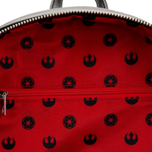 Load image into Gallery viewer, Star Wars by Loungefly Prequel Trilogy Triple Pocket Mini Backpack