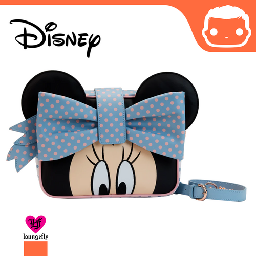 Minnie Mouse Pastel Polka Dot Crossbody Bag