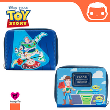 Load image into Gallery viewer, Disney by Loungefly Toy Story Jessie and Buzz Lightyear Zip Around Wallet