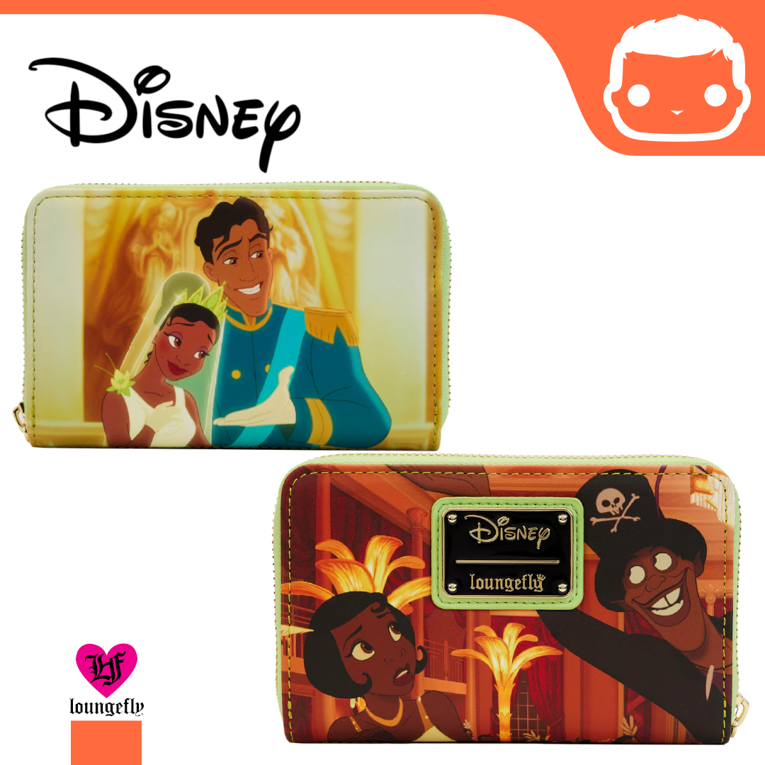 The Princess and the Frog Princess Scene Zip Around Wallet Hull